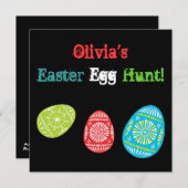 イーカラフルスター卵再生卵狩り招待状 招待状 (正面/裏面)