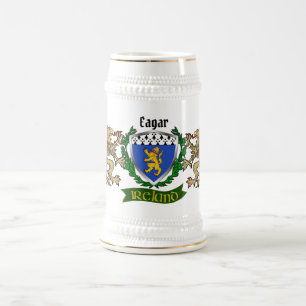 イーガーアイリッシュシールドビパーソナライズされたールスタイン ビールジョッキ