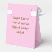 イーガーイースター特別世界最大級のイースターバスケット フェイバーボックス (裏面サイド)