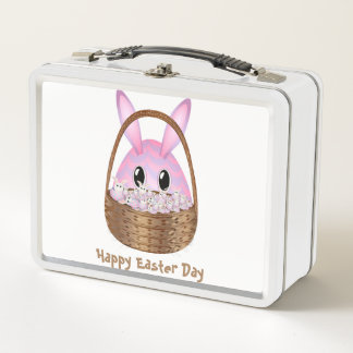 イーガーイースター特別世界最大級のイースターバスケット メタルランチボックス