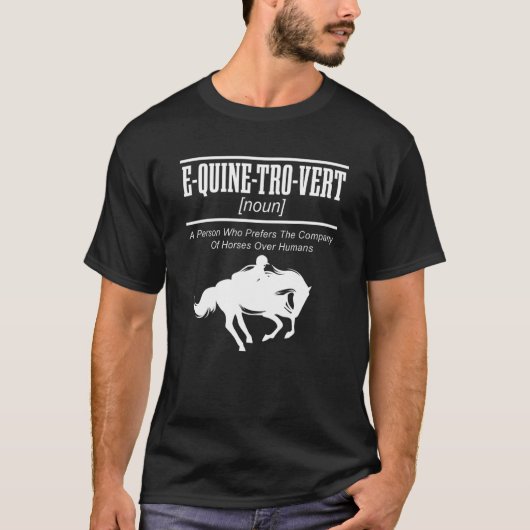 イークイントロヴェルトエクエストリアン乗馬 Tシャツ (正面)