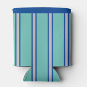 イークスストライプクーラーボックス、穏やかなブルー 缶クーラー (裏面)