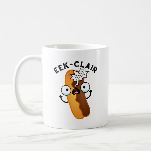 イークレア おもしろ ダジャレ コーヒーマグカップ (左)