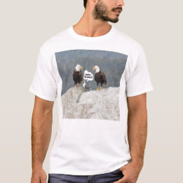 イーグおもしろいルとカモメの基本Tシャツ Tシャツ