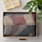 イーグルおよびアメリカ国旗の大サイズ 薄葉紙 (ギフト)