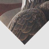 イーグルおよびアメリカ国旗の大サイズ 薄葉紙 (詳細)