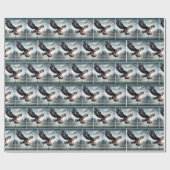 イーグルがタッチダウン ラッピングペーパー (フラット)