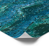 イーグルが嵐の上で舞い上がる ポスター (角)