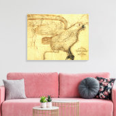 イーグルが州に重ね統一されたる キャンバスプリント (インサイチュ (リビング))