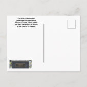 イーグルが着陸したNasaの像 ポストカード (裏面)