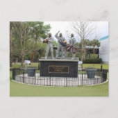 イーグルが着陸したNasaの像 ポストカード (正面)