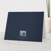 イーグルつるズの折り畳まれたグリーティングカード カード (裏面)