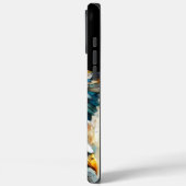 イーグルで飾られたアフリカの戦士、AIアート Case-Mate iPhoneケース (裏面 / 左)