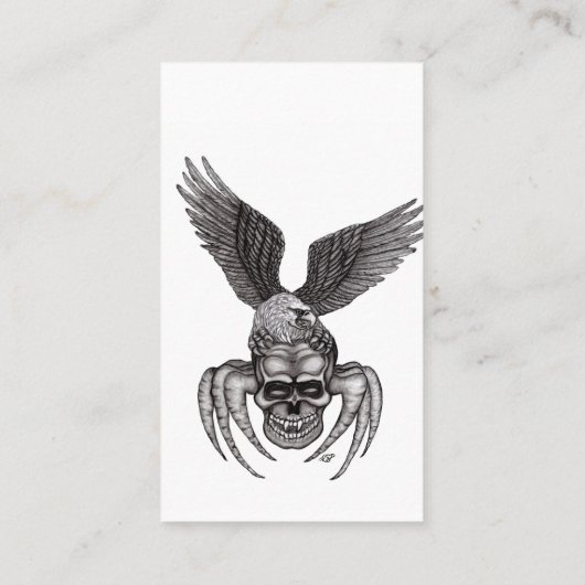 イーグルとタトゥースタイル 名刺 (裏面)