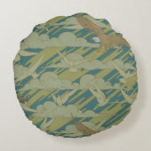 イーグルとドーブ ラウンドクッション (裏面)