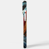 イーグルとマウンテンのアート Case-Mate iPhoneケース (裏面 / 左)