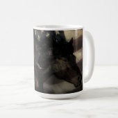 イーグルとマスタング·マグ コーヒーマグカップ (正面右)