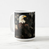 イーグルとマスタング·マグ コーヒーマグカップ (正面左)