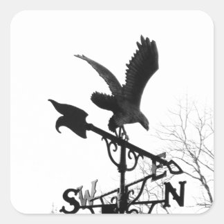 イーグルと矢印 スクエアシール