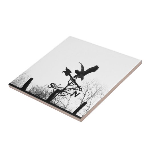 イーグルと矢印 タイル (側面)