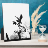 イーグルと矢印 フォトプラーク (側面)