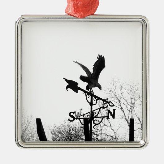 イーグルと矢印 メタルオーナメント (正面)