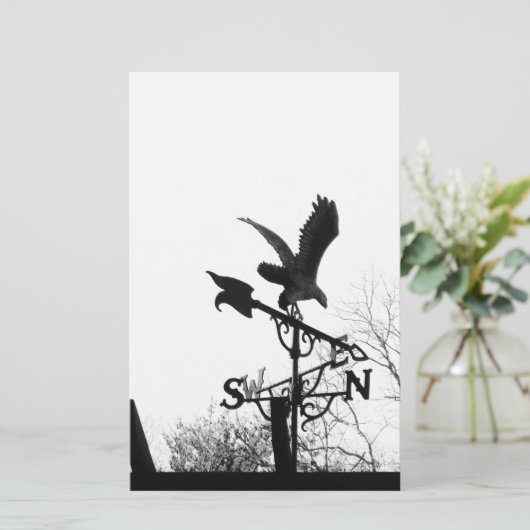 イーグルと矢印 便箋 (スタンド正面)