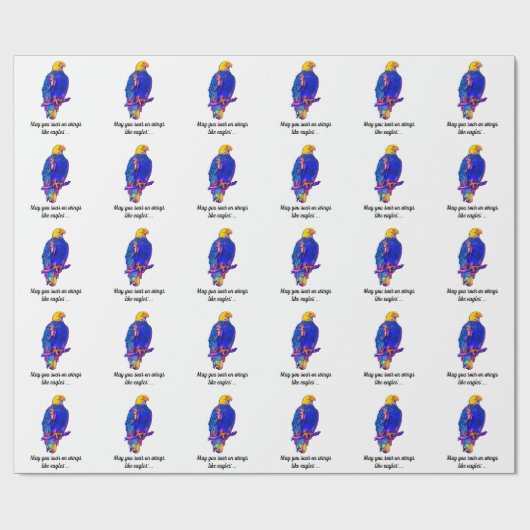 イーグルのような色のバイブル翼のイーグル ラッピングペーパー (フラット)