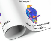 イーグルのような色のバイブル翼のイーグル ラッピングペーパー (ロールコーナー)