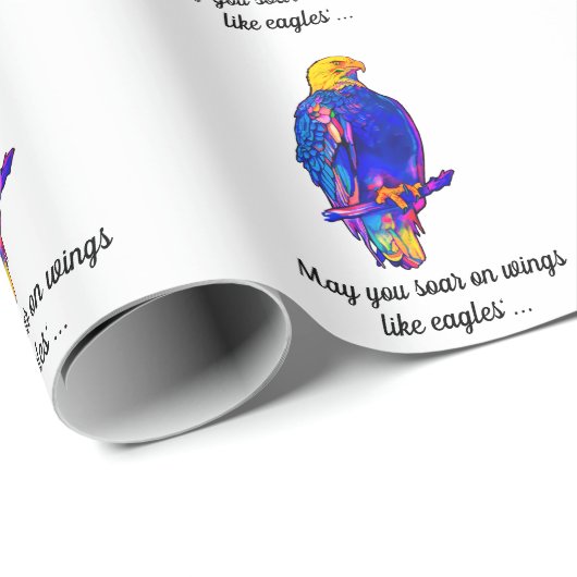 イーグルのような色のバイブル翼のイーグル ラッピングペーパー (ロールコーナー)