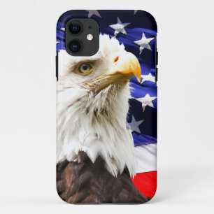 イーグルのアメリカ国旗 iPhone 11 ケース