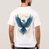 『イーグルのウィングスアパレル』 Tシャツ (裏面)