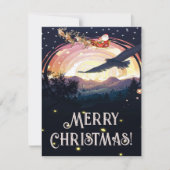 イーグルのサンタ見張り ノートカード (正面)