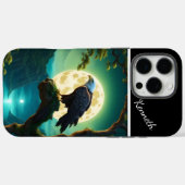 イーグルのムーンライト時計 Case-Mate iPhoneケース (裏面 (横))