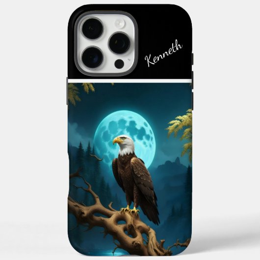 イーグルのムーンライト時計 Case-Mate iPhoneケース (裏面)