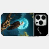 イーグルのムーンライト時計 Case-Mate iPhoneケース (裏面 (横))