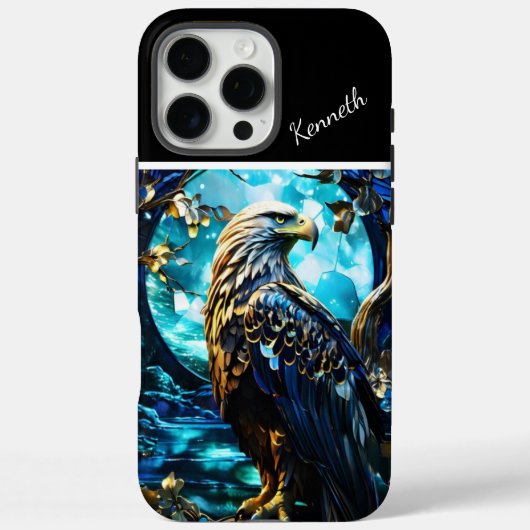 イーグルのムーンライト時計 Case-Mate iPhoneケース (裏面)