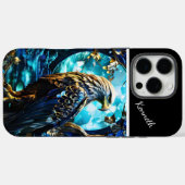 イーグルのムーンライト時計 Case-Mate iPhoneケース (裏面 (横))