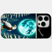 イーグルのムーンライト時計 Case-Mate iPhoneケース (裏面 (横))