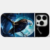 イーグルのムーンライト時計 Case-Mate iPhoneケース (裏面 (横))