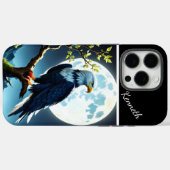イーグルのムーンライト時計 Case-Mate iPhoneケース (裏面 (横))