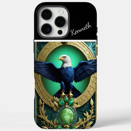 イーグルのムーンライト時計 Case-Mate iPhoneケース (裏面)