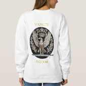 イーグルの強さと自由 スウェットシャツ (裏面)