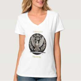 イーグルの強さと自由 Tシャツ