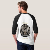 イーグルの強さと自由 Tシャツ (裏面フル)