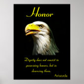 イーグルの永遠の恩寵を受けて名誉を守る ポスター (正面)