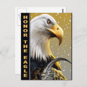 イーグルの爪の贈り物とアパレルを称える ポストカード (正面/裏面)