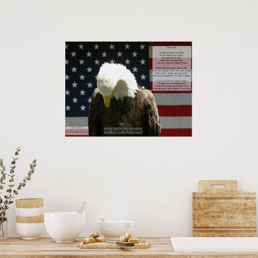 イーグルの祈りの言葉ポスター ポスター (キッチン)