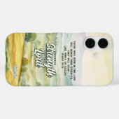 イーグルの翼に乗って翔けよ クリスチャン Case-Mate iPhoneケース (裏面 (横))
