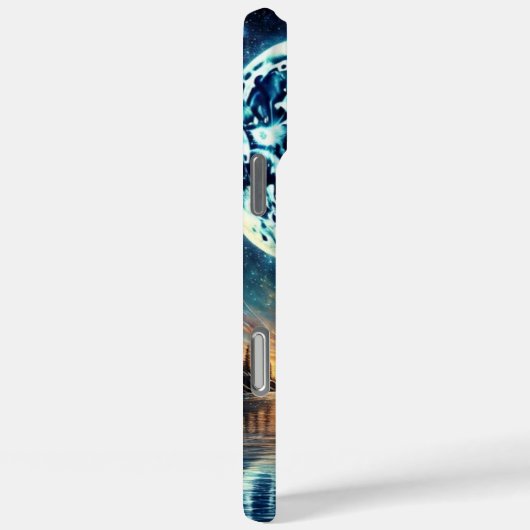 イーグルの腕時計をブルームーンで照ら静かす Case-Mate iPhoneケース (裏面 / 右)